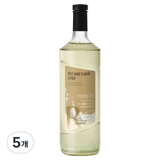 네이쳐티 막걸리향 시럽, 5개, 1L