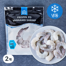 흰다리새우살 26 / 30 (냉동), 200g, 2개