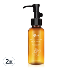 舒力優老薑艾草溫感按摩油100ml 2入組，舒緩疲勞、促進循環，草本精華呵護肌膚, 100ml, 2瓶