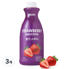 쥬피터 딸기스무디, 1.8L, 3개