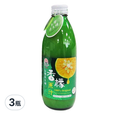 nulife 生活 新優植台灣香檬原汁 100%, 3瓶, 300ml