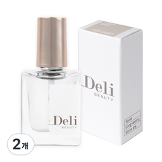 델리뷰티 루어인무드 블링블링 탑코트, 투명, 2개, 10ml