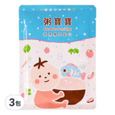 無毒農 玉拌虱目魚寶粥, HACCP & ISO22000 驗證, 150g, 3包