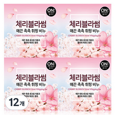 온더바디 체리블러썸 휘핑 비누, 90g, 12개