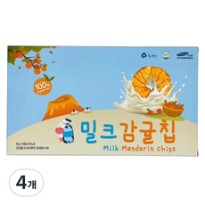미엘미 밀크 감귤칩 박스형 12p, 4개