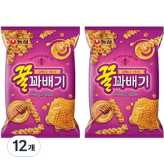 꿀꽈배기, 90g, 12개