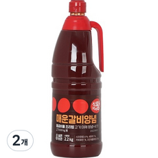 식자재왕 매운갈비 양념, 2.2kg, 2개