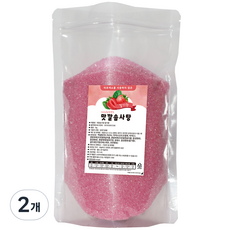 맛깔 솜사탕 설탕 딸기향, 1kg, 2개