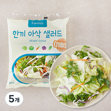 팜에이트 한끼 아삭 샐러드, 80g, 5개