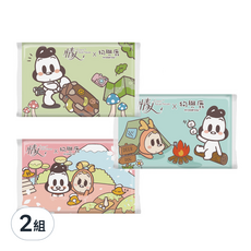 情人 狗與鹿袖珍包面紙 10張x30包x2組, 抽取式面紙, 隨身包面紙, 不含螢光劑, 30包, 2組