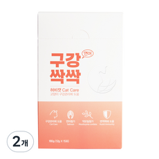 닥터허비캣 구강싹싹 고양이 츄르 15p, 연어맛, 12g, 2개