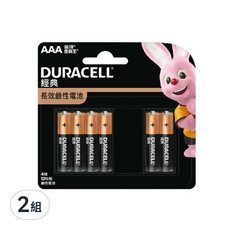 DURACELL 金頂 經典鹼性電池 4號 12入組, 環保無汞, 高電能, 電池容量大, 2組