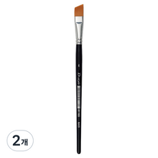 Rubens Art Brush D STYLE 斜角刷, 2個, 4號
