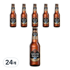 Estrella Galicia 0.0 Tostada瓶裝無酒精啤酒風味飲, 24個, 250ml