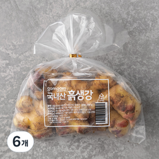 국내산 흙생강, 200g, 6개