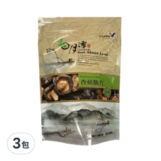 魚池鄉農會 香菇脆片, 產地嚴選 SGS檢驗合格 純素 夾鏈袋設計, 90g, 3包