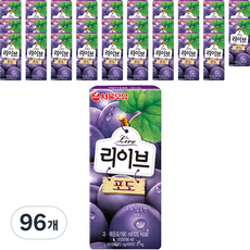 서울우유 리이브포도, 190ml, 96개