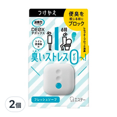 ST 雞仔牌 DEOX浴廁淨味消臭力補充劑, 6ml, 2個, 清新皂香