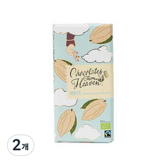 클린젤 초콜릿프롬헤븐 유기농 화이트 초콜릿, 100g, 2개