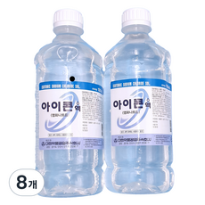 대한약품공업주식회사 아이콘 콘택트렌즈 세정액, 1000ml, 8개