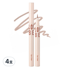 TONYMOLY Lovely Beam 臥蠶陰影筆, 眼線筆, 01 Milk Brown, 4支