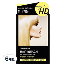 토니모리 메이크 에이치디 헤어블리치 1제 10g + 2제 30ml 세트, 6세트