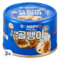 동표을지로 골뱅이 통조림, 140g, 3개