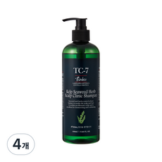 띵코 TC-7 다시마 씨위드 허브 두피 클리닉 샴푸, 500ml, 4개