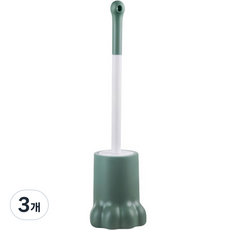꼬까 곰발바닥 변기솔, 03 딥그린, 3개