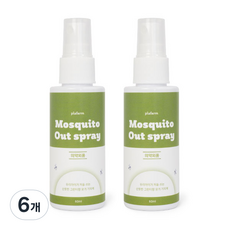플라팜 모기기피제, 6개, 60ml