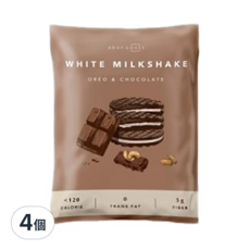 Body Goals 白奶昔 巧酥可可 30g*4包 低卡高纖 飽腹代餐 營養奶昔, 4個