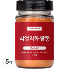 신선약초 리얼 직화 짬뽕 분말, 140g, 5개