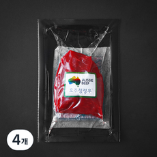 호주산 소고기 안심 스테이크용 (냉장), 150g, 4개 4개, 150g