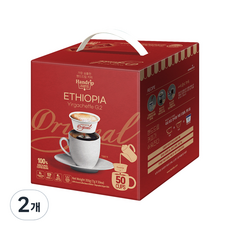 핸드립 오리지널 에티오피아 예가체프 G2 50p, 7g, 50개입, 2개