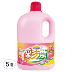 妙管家 彩色漂白水 玫瑰花香 2600g*5瓶組, 5瓶