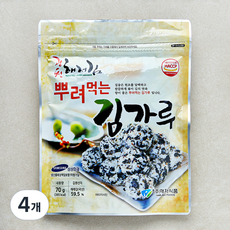 해저식품 광천해저 뿌려먹는 김가루, 4개, 70g 4개, 70g