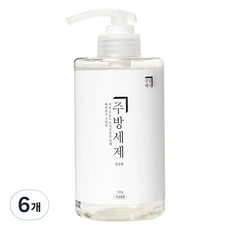 살림백서 주방세제 청귤향, 500ml, 6개