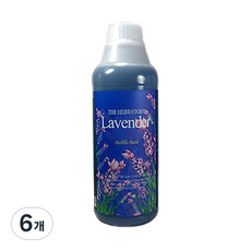 더허브스토리 버블바스 라벤더, 1000ml, 6개