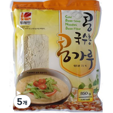 뚜레반 콩국수용 콩가루, 850g, 5개 850g, 5개