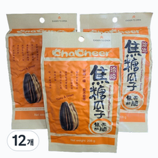 챠챠 해바라기씨 카라멜향, 208g, 12개