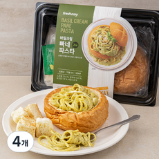 프레시지 바질크림 빠네 파스타 2인분, 636g, 4개