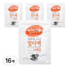 유하우스 일회용 위생 멀티백, 소(S), 35개입, 16개