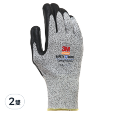 3M 防割手套, 灰色, 2雙