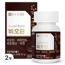 벤비티 종근당 비오틴 45g, 90정, 2개