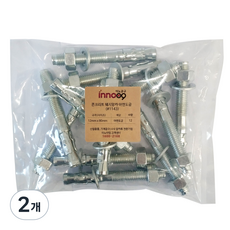 이노공구 콘크리트 아연도금 웨지앙카 12mm x 80mm 12p, 2개
