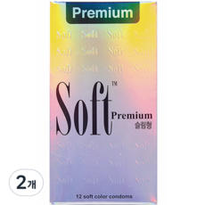 네오메디칼 Soft Premium 슬림형 콘돔 식약처허가 의료기기, 12개입, 2개