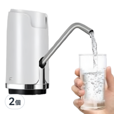 USB充電式智能電動桶裝抽水器, 附304出水管, 一鍵觸摸開關, 2個