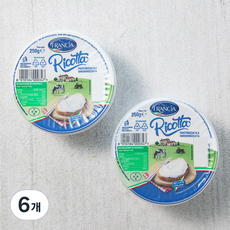 프란시아 리코타 치즈, 250g, 6개