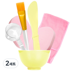 메디플라워 팩도구 6종세트, 혼합색상, 2세트