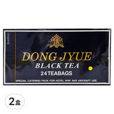 DONG JYUE 東爵好茶 商用免濾冰紅茶茶包, 阿薩姆紅茶 24茶包, 25g, 24包, 2盒